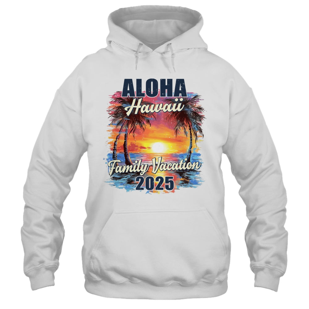 Family Vacation Aloha Hawaii 2025 Summer Trip Matching Shirt & Tank Top | teecentury