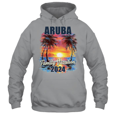 Family Vacation Aruba 2024 Summer Trip Matching Shirt & Tank Top | teecentury