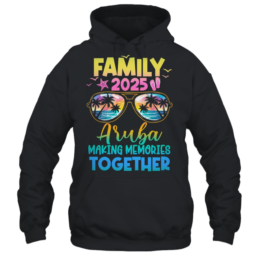 Family Vacation Aruba 2025 Summer Holiday Matching Shirt & Tank Top | teecentury