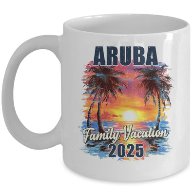 Family Vacation Aruba 2025 Summer Trip Matching Mug | teecentury