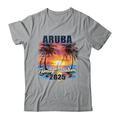 Family Vacation Aruba 2025 Summer Trip Matching Shirt & Tank Top | teecentury