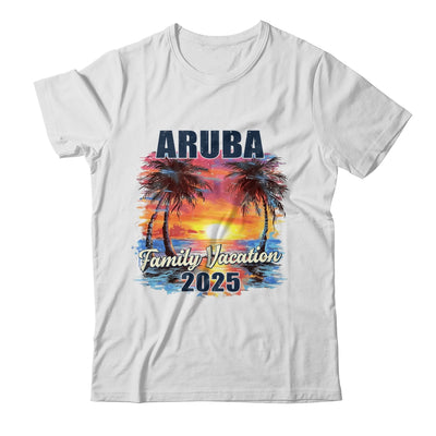 Family Vacation Aruba 2025 Summer Trip Matching Shirt & Tank Top | teecentury