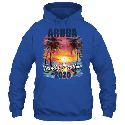 Family Vacation Aruba 2025 Summer Trip Matching Shirt & Tank Top | teecentury