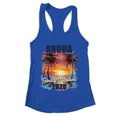 Family Vacation Aruba 2025 Summer Trip Matching Shirt & Tank Top | teecentury