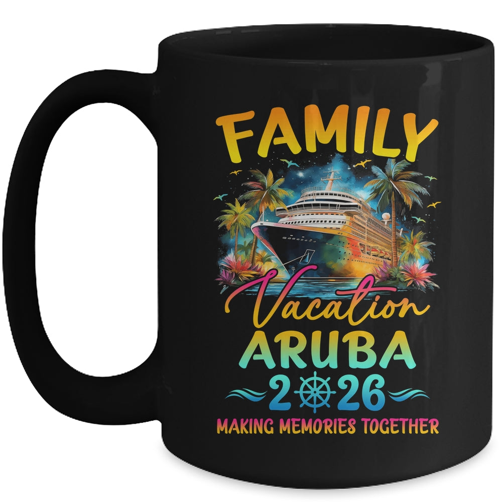 Family Vacation Aruba 2026 Matching Group Summer Mug | teecentury