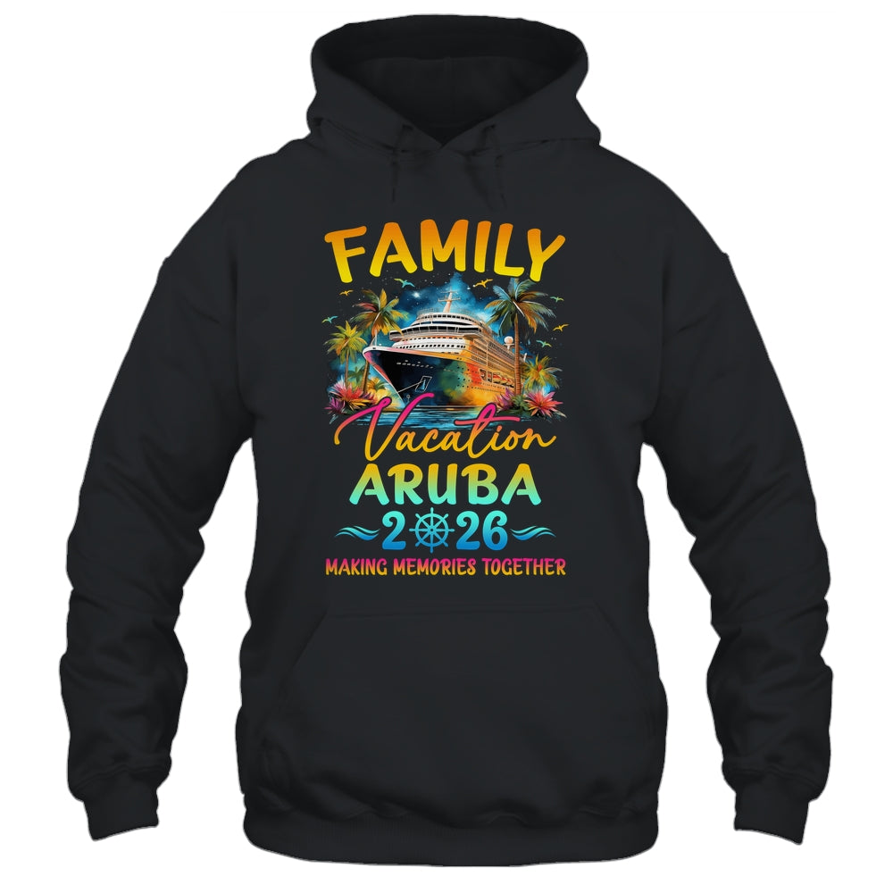 Family Vacation Aruba 2026 Matching Group Summer Shirt & Tank Top | teecentury