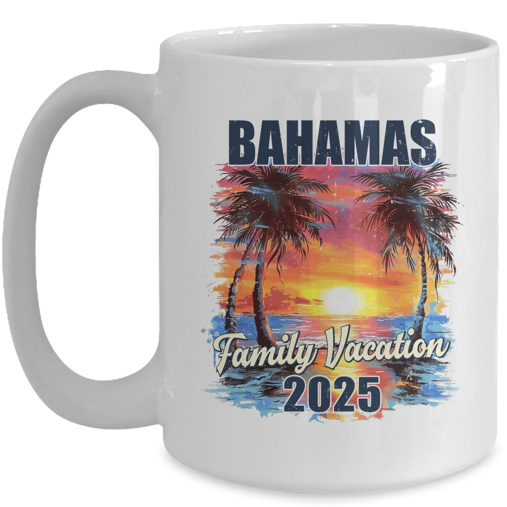 Family Vacation Bahamas 2025 Summer Trip Matching Mug | teecentury