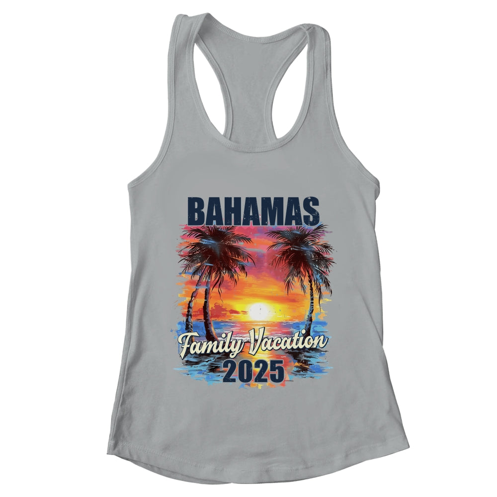 Family Vacation Bahamas 2025 Summer Trip Matching Shirt & Tank Top | teecentury