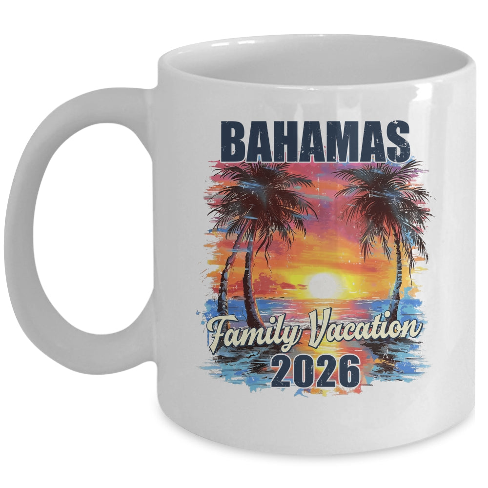 Family Vacation Bahamas 2026 Summer Trip Matching Mug | teecentury