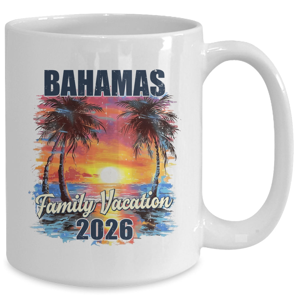 Family Vacation Bahamas 2026 Summer Trip Matching Mug | teecentury
