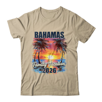 Family Vacation Bahamas 2026 Summer Trip Matching Shirt & Tank Top | teecentury