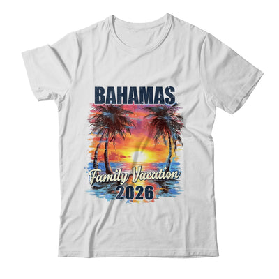 Family Vacation Bahamas 2026 Summer Trip Matching Shirt & Tank Top | teecentury