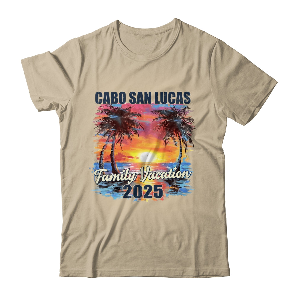 Family Vacation Cabo San Lucas 2025 Summer Trip Matching Shirt & Tank Top | teecentury