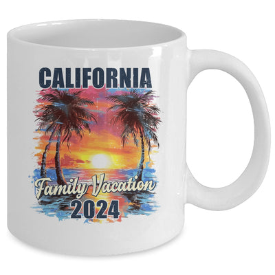 Family Vacation California 2024 Summer Trip Matching Mug | teecentury