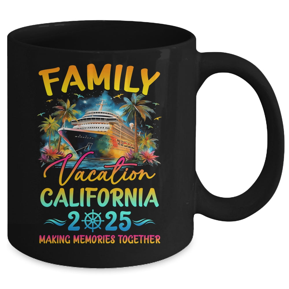 Family Vacation California 2025 Matching Group Summer Mug | teecentury