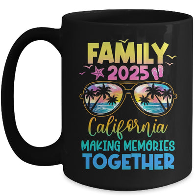 Family Vacation California 2025 Summer Holiday Matching Mug | teecentury