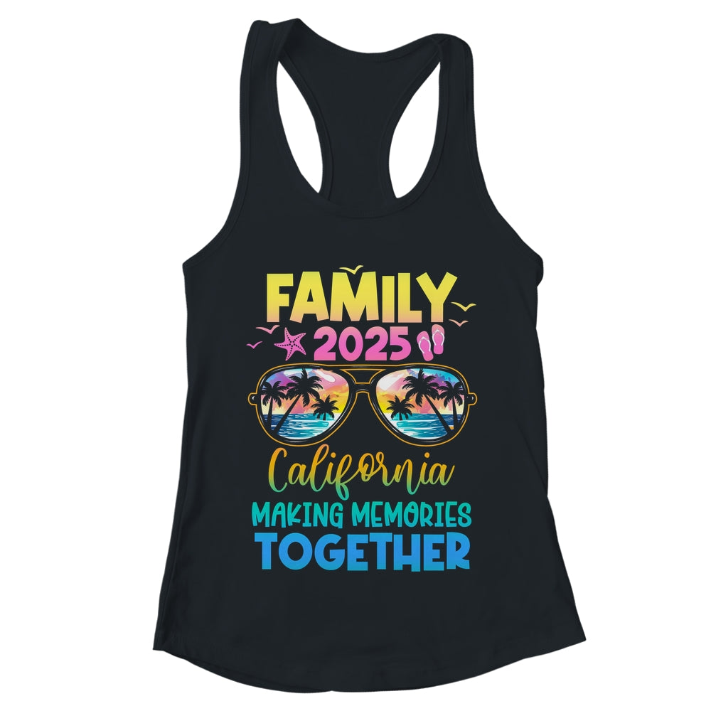 Family Vacation California 2025 Summer Holiday Matching Shirt & Tank Top | teecentury