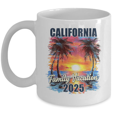 Family Vacation California 2025 Summer Trip Matching Mug | teecentury