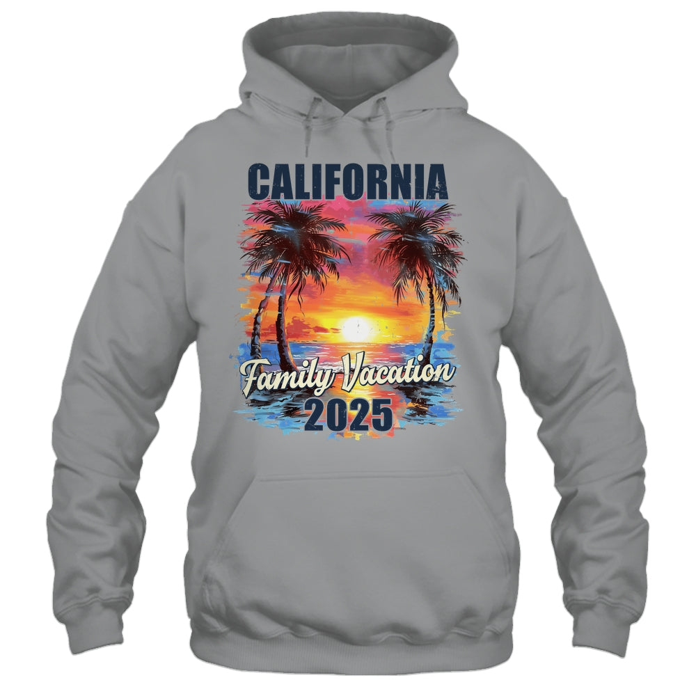 Family Vacation California 2025 Summer Trip Matching Shirt & Tank Top | teecentury
