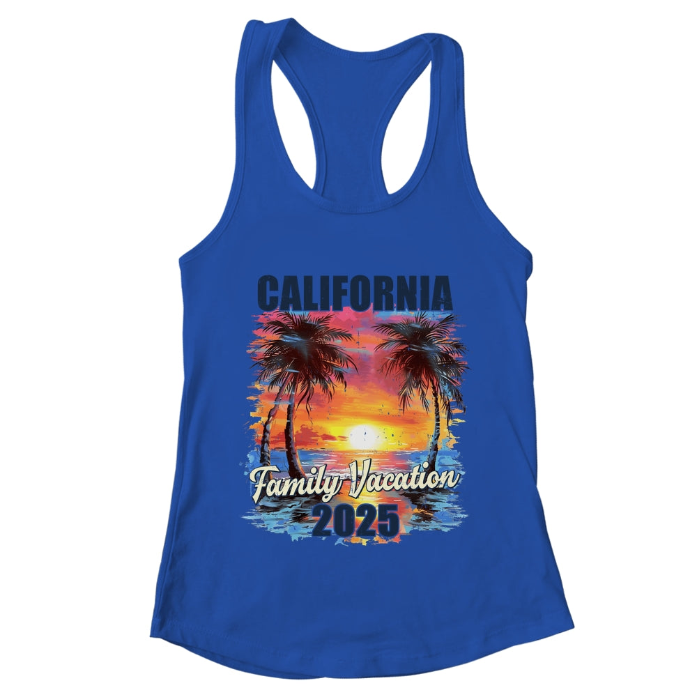 Family Vacation California 2025 Summer Trip Matching Shirt & Tank Top | teecentury