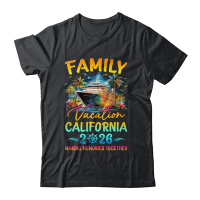 Family Vacation California 2026 Matching Group Summer Shirt & Tank Top | teecentury