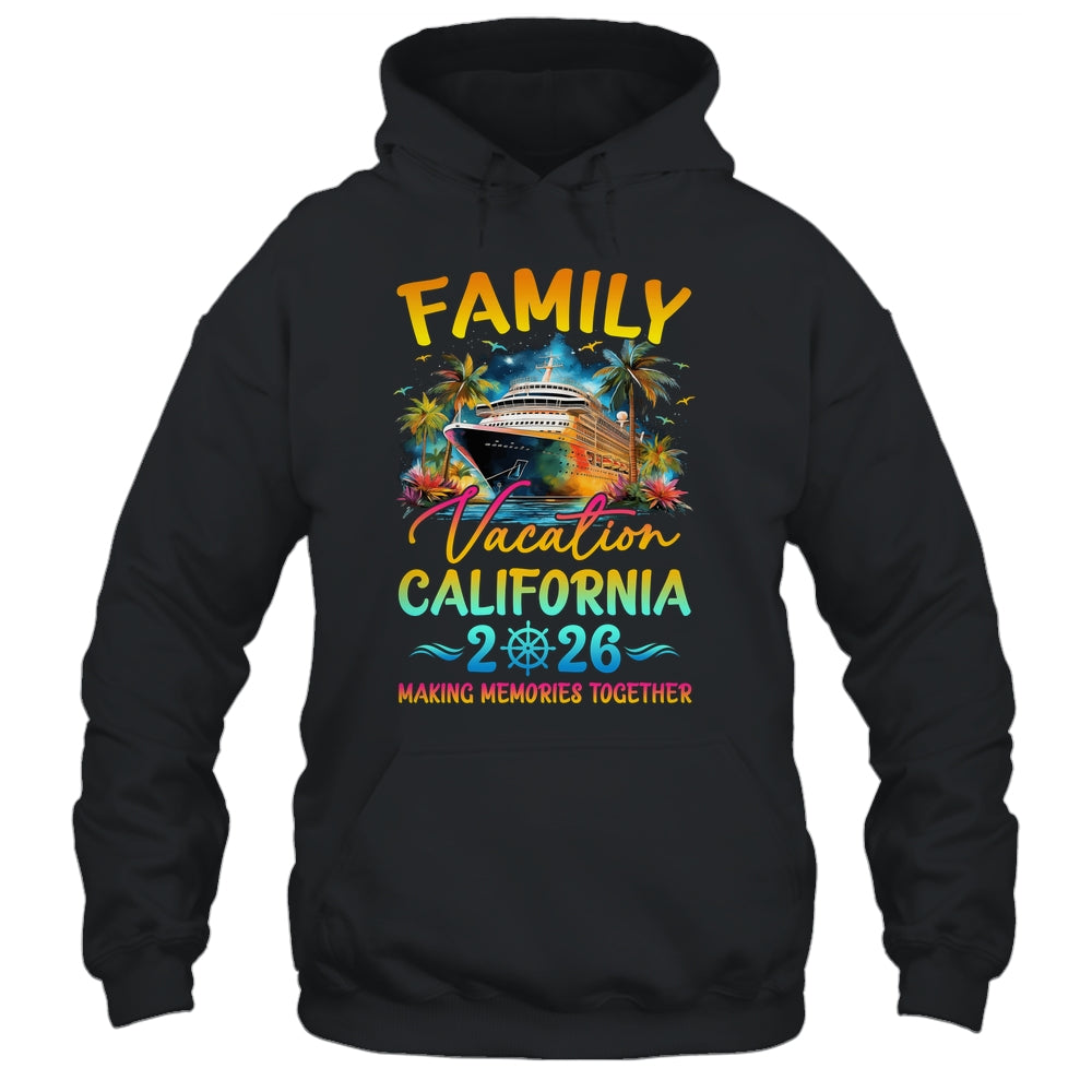 Family Vacation California 2026 Matching Group Summer Shirt & Tank Top | teecentury