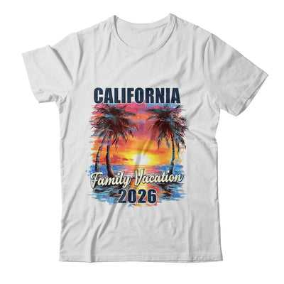 Family Vacation California 2026 Summer Trip Matching Shirt & Tank Top | teecentury