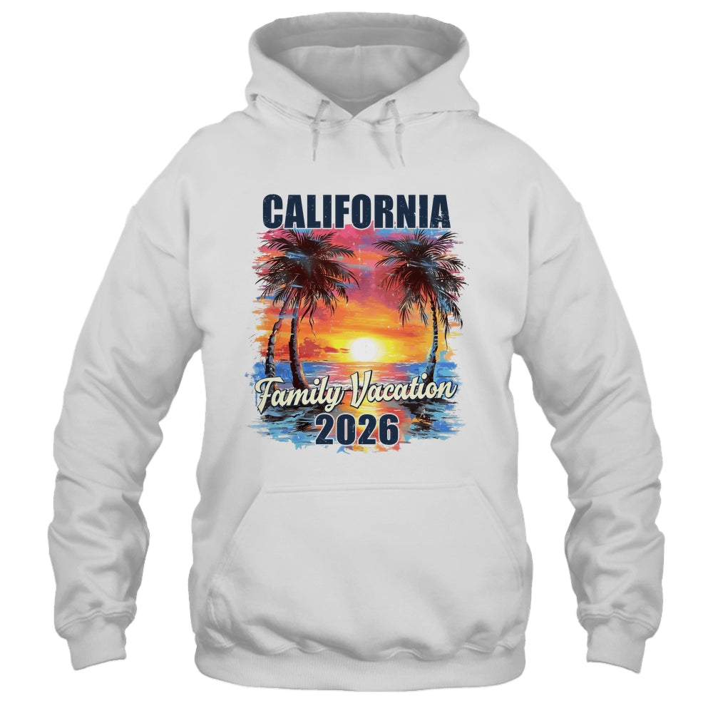 Family Vacation California 2026 Summer Trip Matching Shirt & Tank Top | teecentury