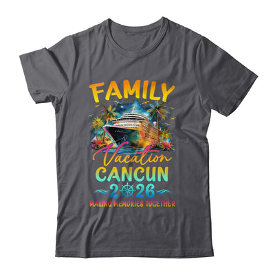 Family Vacation Cancun 2026 Matching Group Summer Shirt & Tank Top | teecentury