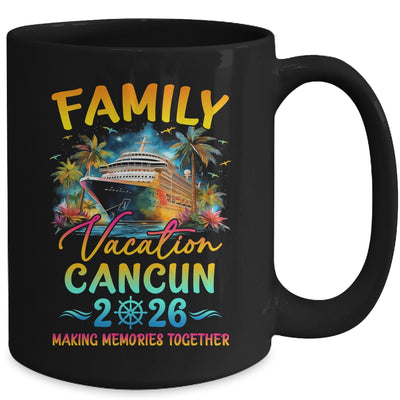 Family Vacation Cancun 2026 Matching Group Summer Mug | teecentury