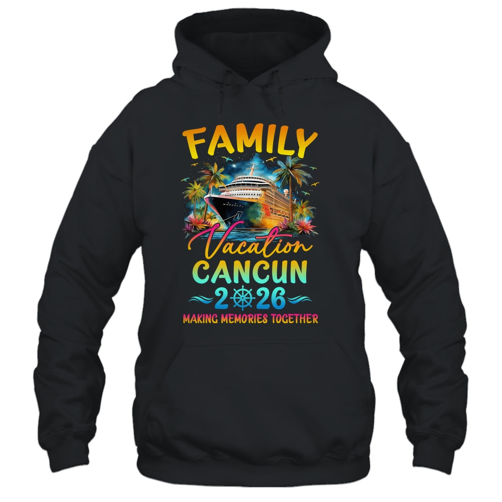 Family Vacation Cancun 2026 Matching Group Summer Shirt & Tank Top | teecentury