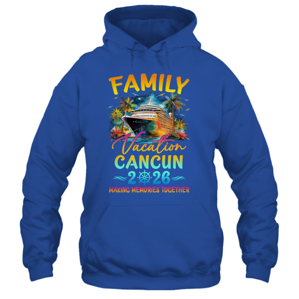 Family Vacation Cancun 2026 Matching Group Summer Shirt & Tank Top | teecentury