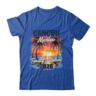Family Vacation Cancun 2026 Summer Trip Matching Shirt & Tank Top | teecentury