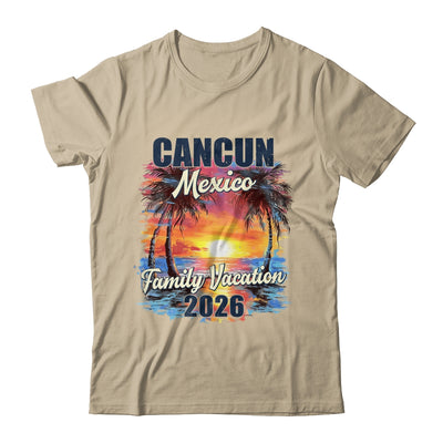Family Vacation Cancun 2026 Summer Trip Matching Shirt & Tank Top | teecentury