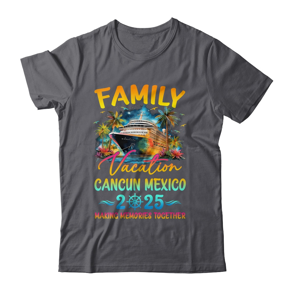Family Vacation Cancun Mexico 2025 Matching Group Summer Shirt & Tank Top | teecentury