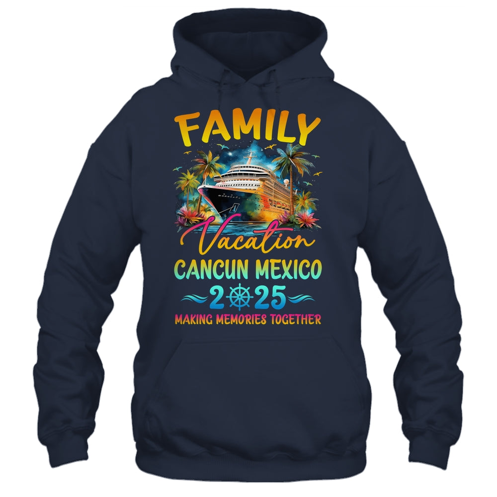 Family Vacation Cancun Mexico 2025 Matching Group Summer Shirt & Tank Top | teecentury
