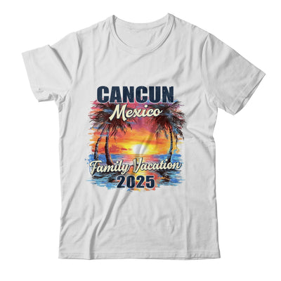Family Vacation Cancun Mexico 2025 Summer Trip Matching Shirt & Tank Top | teecentury