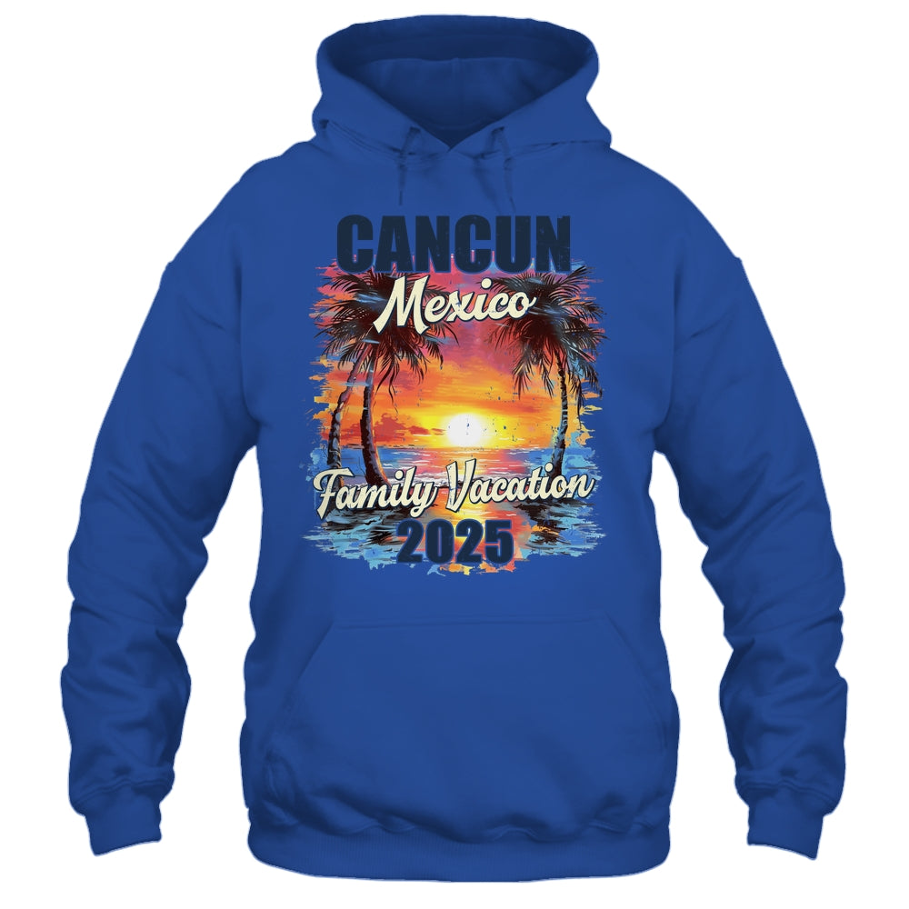 Family Vacation Cancun Mexico 2025 Summer Trip Matching Shirt & Tank Top | teecentury
