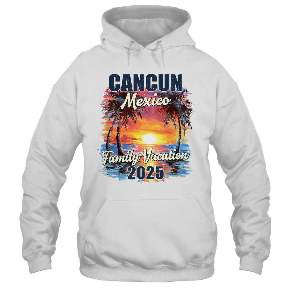 Family Vacation Cancun Mexico 2025 Summer Trip Matching Shirt & Tank Top | teecentury