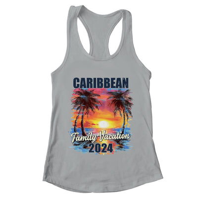 Family Vacation Caribbean 2024 Summer Trip Matching Shirt & Tank Top | teecentury