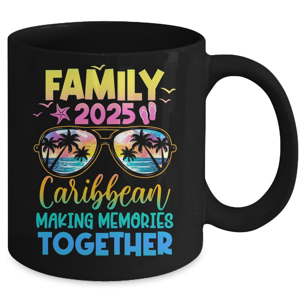 Family Vacation Caribbean 2025 Summer Holiday Matching Mug | teecentury