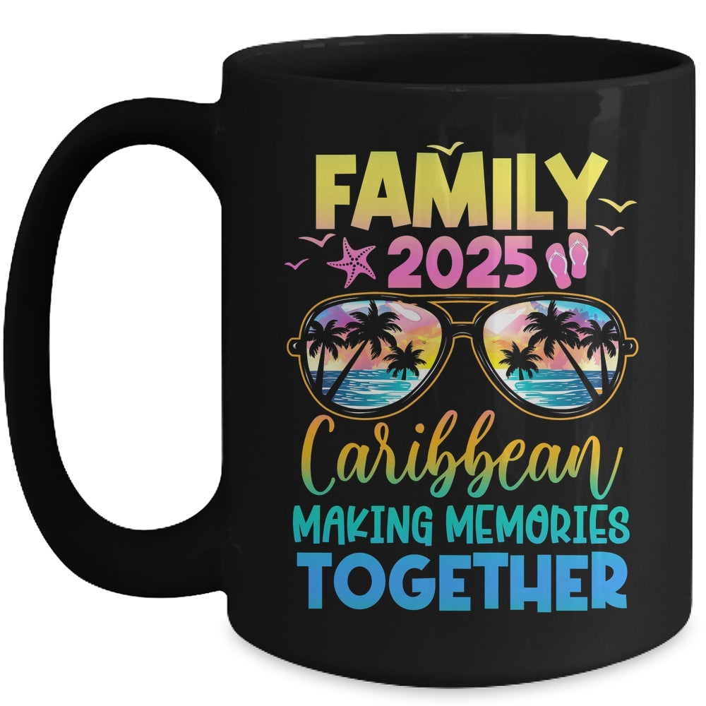 Family Vacation Caribbean 2025 Summer Holiday Matching Mug | teecentury