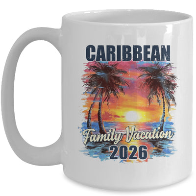 Family Vacation Caribbean 2026 Summer Trip Matching Mug | teecentury