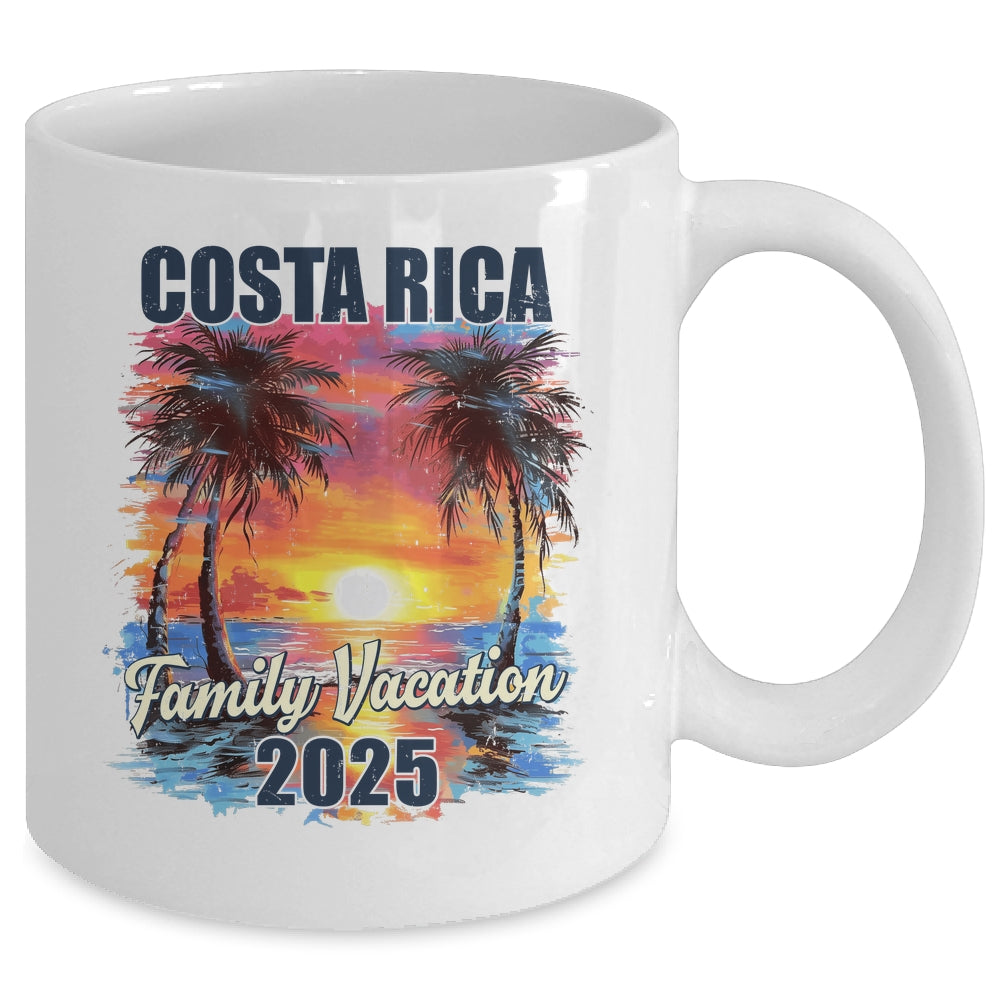Family Vacation Costa Rica 2025 Summer Trip Matching Mug | teecentury