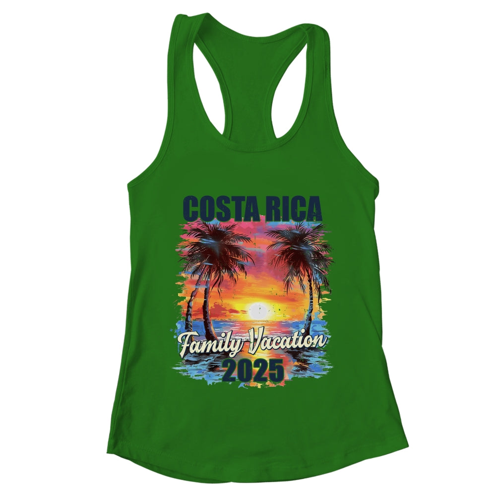 Family Vacation Costa Rica 2025 Summer Trip Matching Shirt & Tank Top | teecentury