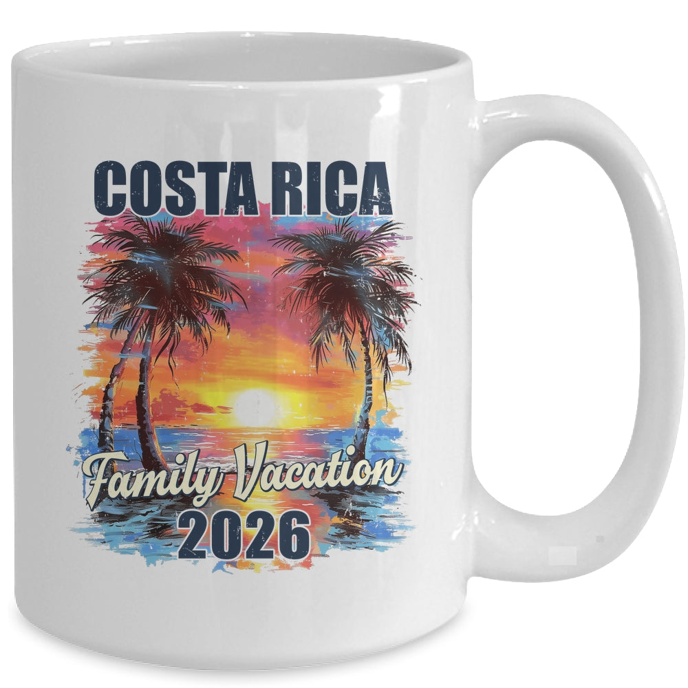Family Vacation Costa Rica 2026 Summer Trip Matching Mug | teecentury