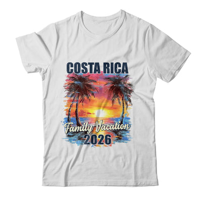 Family Vacation Costa Rica 2026 Summer Trip Matching Shirt & Tank Top | teecentury