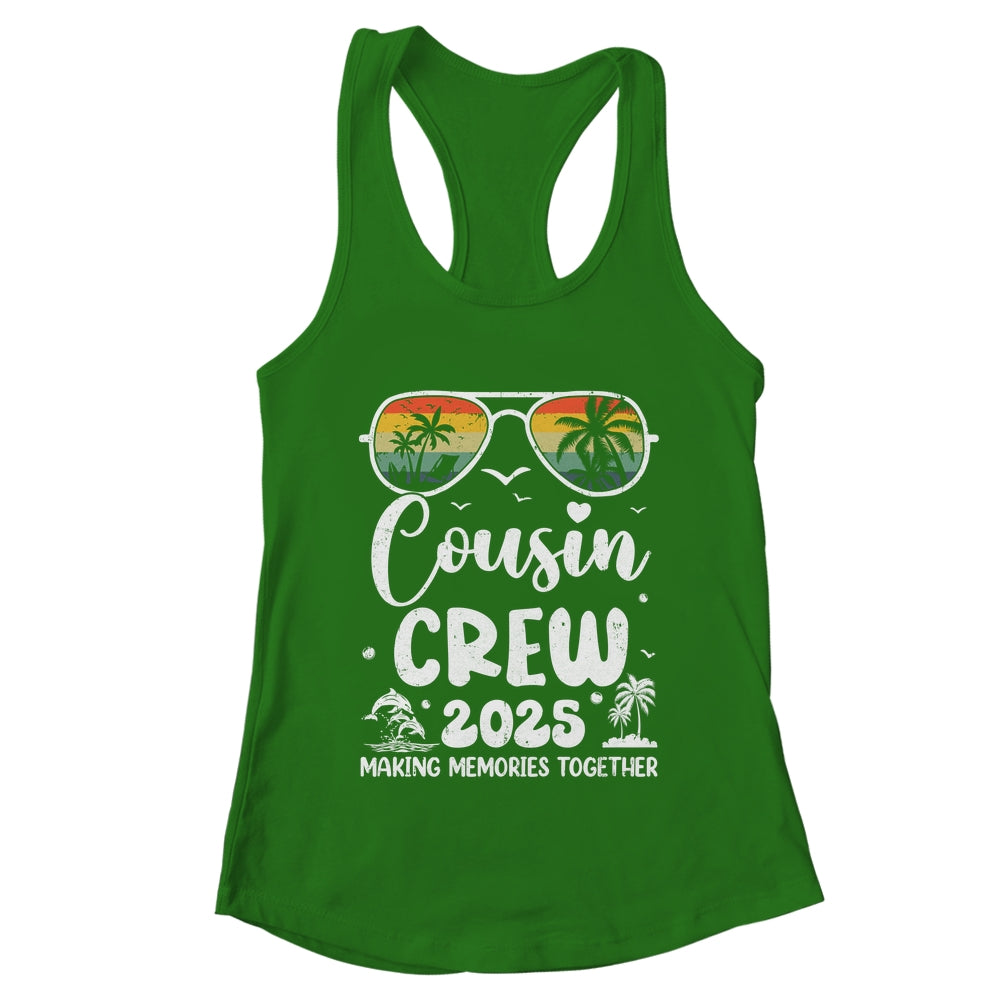 Family Vacation Cousin Crew 2025 Beach Matching Summer Trip Shirt & Tank Top | teecentury