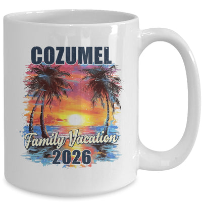 Family Vacation Cozumel 2026 Summer Trip Matching Mug | teecentury