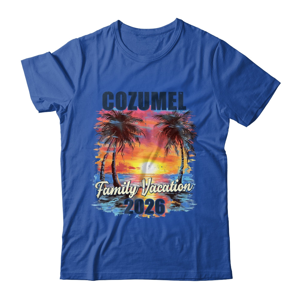 Family Vacation Cozumel 2026 Summer Trip Matching Shirt & Tank Top | teecentury
